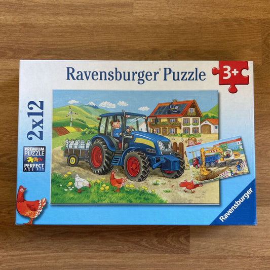 Ravensburger 2x12 Puzzle - Farm