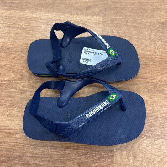 Havaianas Blue Flip Flops - 7/8