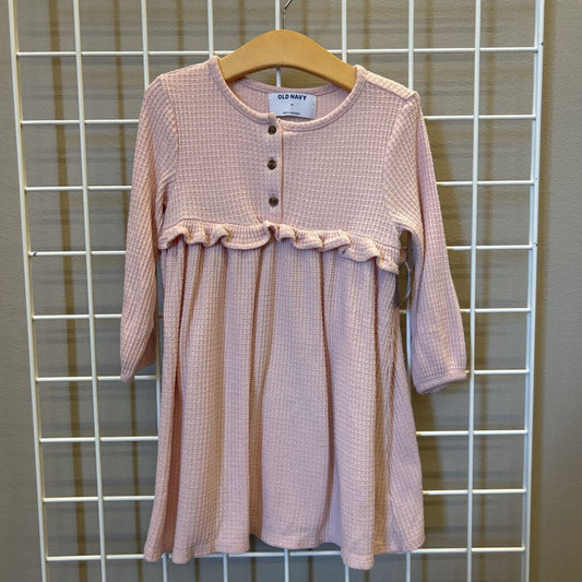 Old Navy Textured LS Dress - 4T