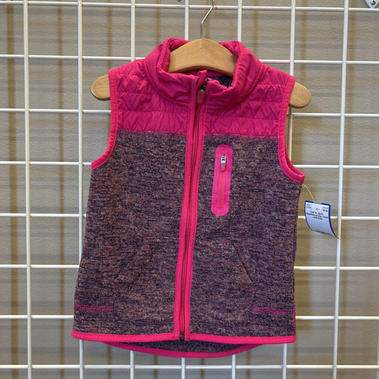 Cat & Jack Heathered Zip Vest - 4/5