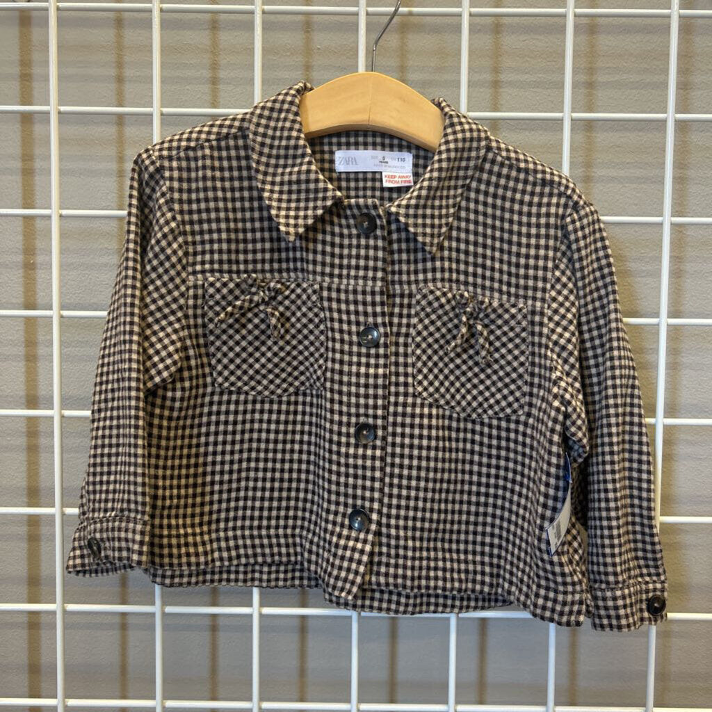 Zara LS Checkered Button Up - 5