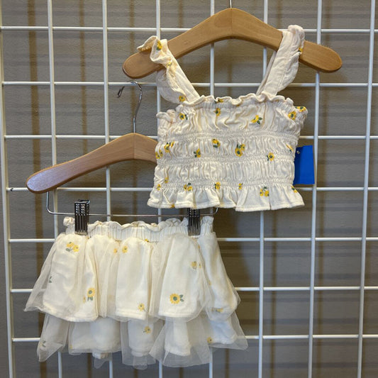 Old Navy Sunflower Tank & Tutu Set - 12/18m