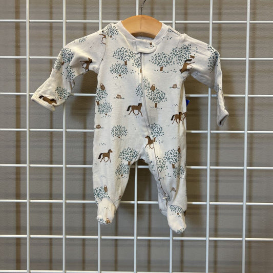 Little Planet Horse Zip Sleeper - NB
