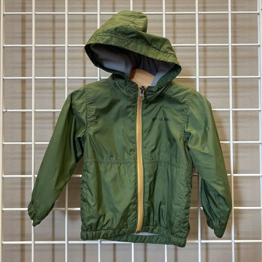 Columbia Fleece Lined Rain Jacket - 12/18m