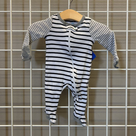 Cloud Island Stripe Zip Sleeper - NB