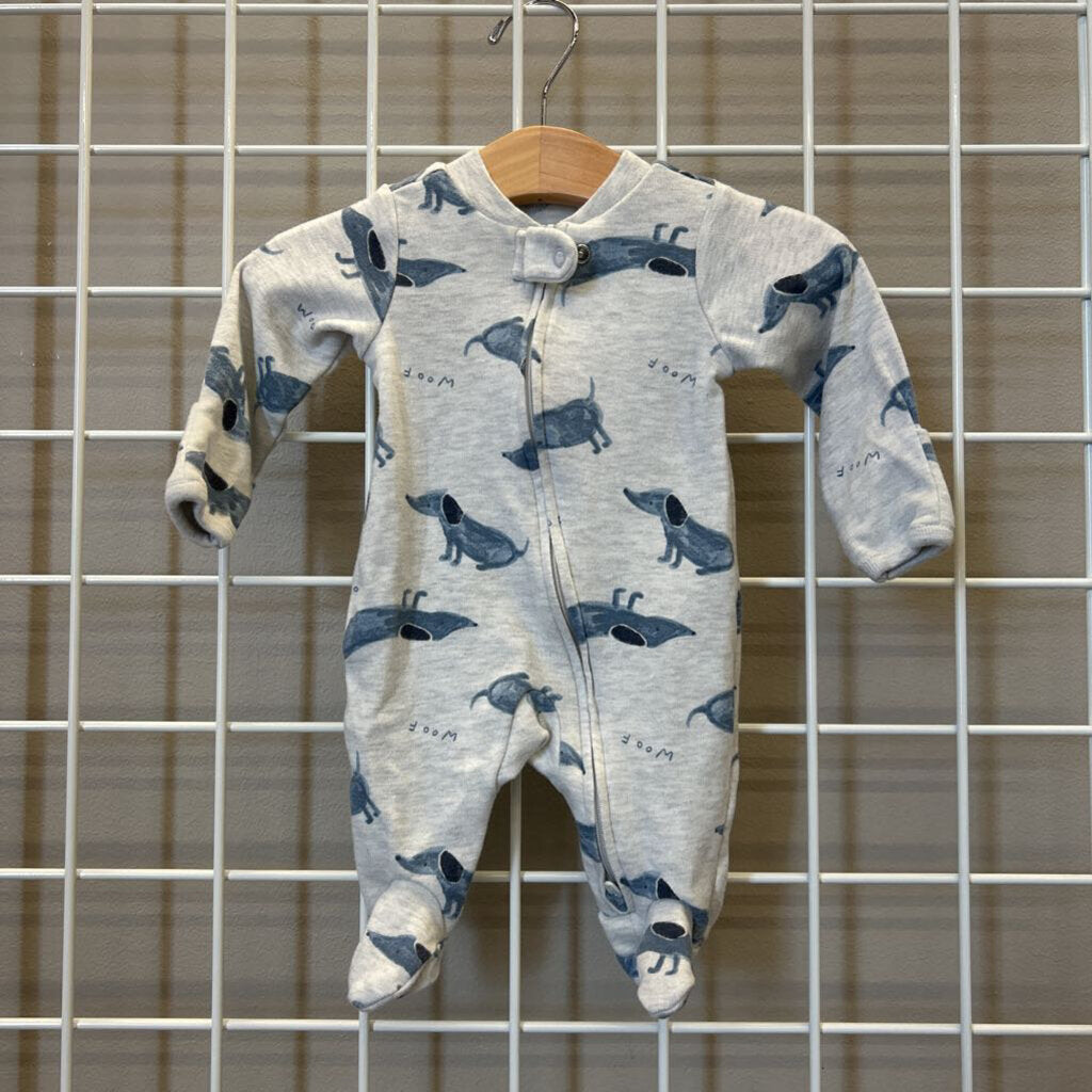 Carter's Dog Zip Sleeper - NB
