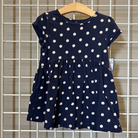 Baby Gap Dot Tunic SS Top (small mark on front) - 5
