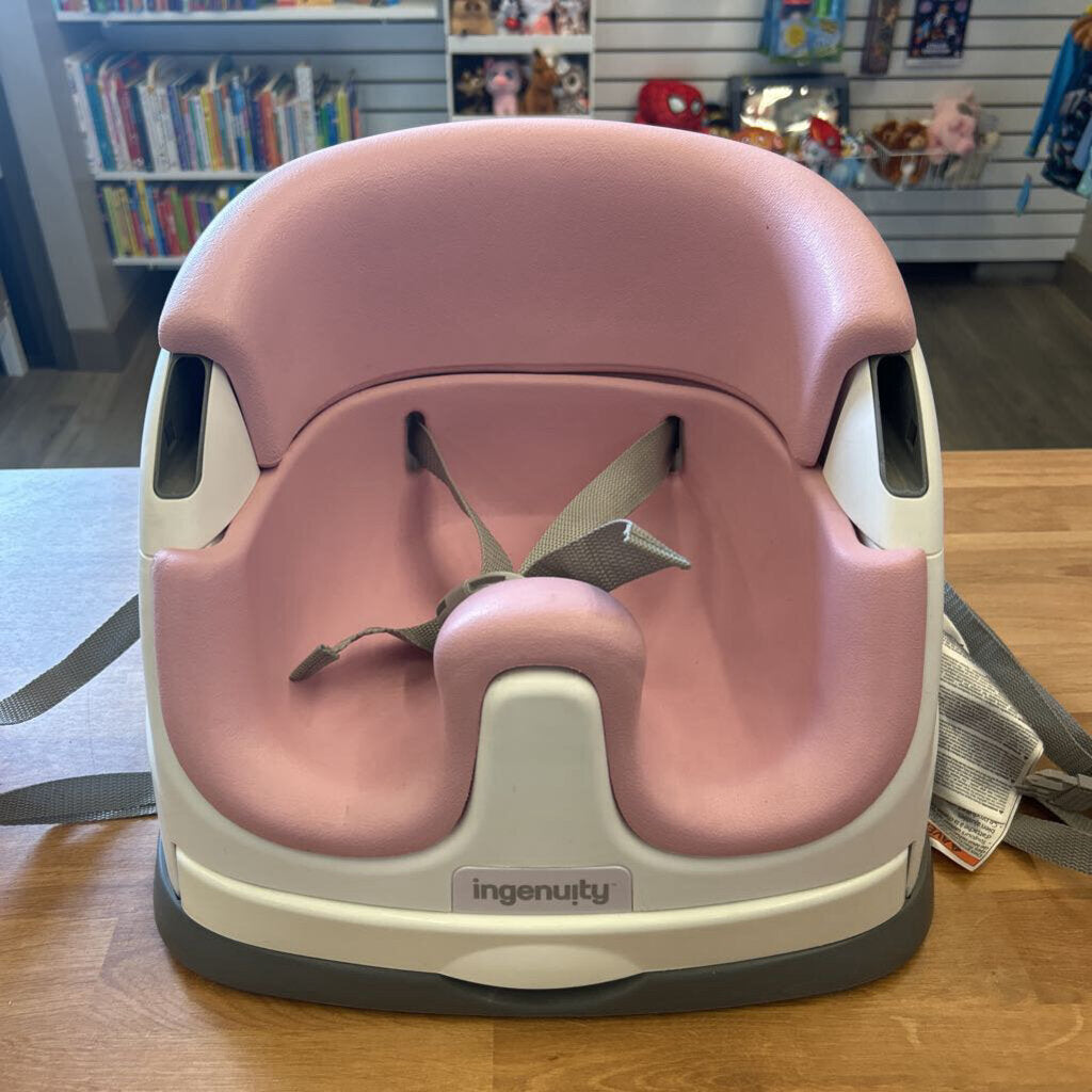 Ingenuity Booster Seat w/Tray - Pink (wear)