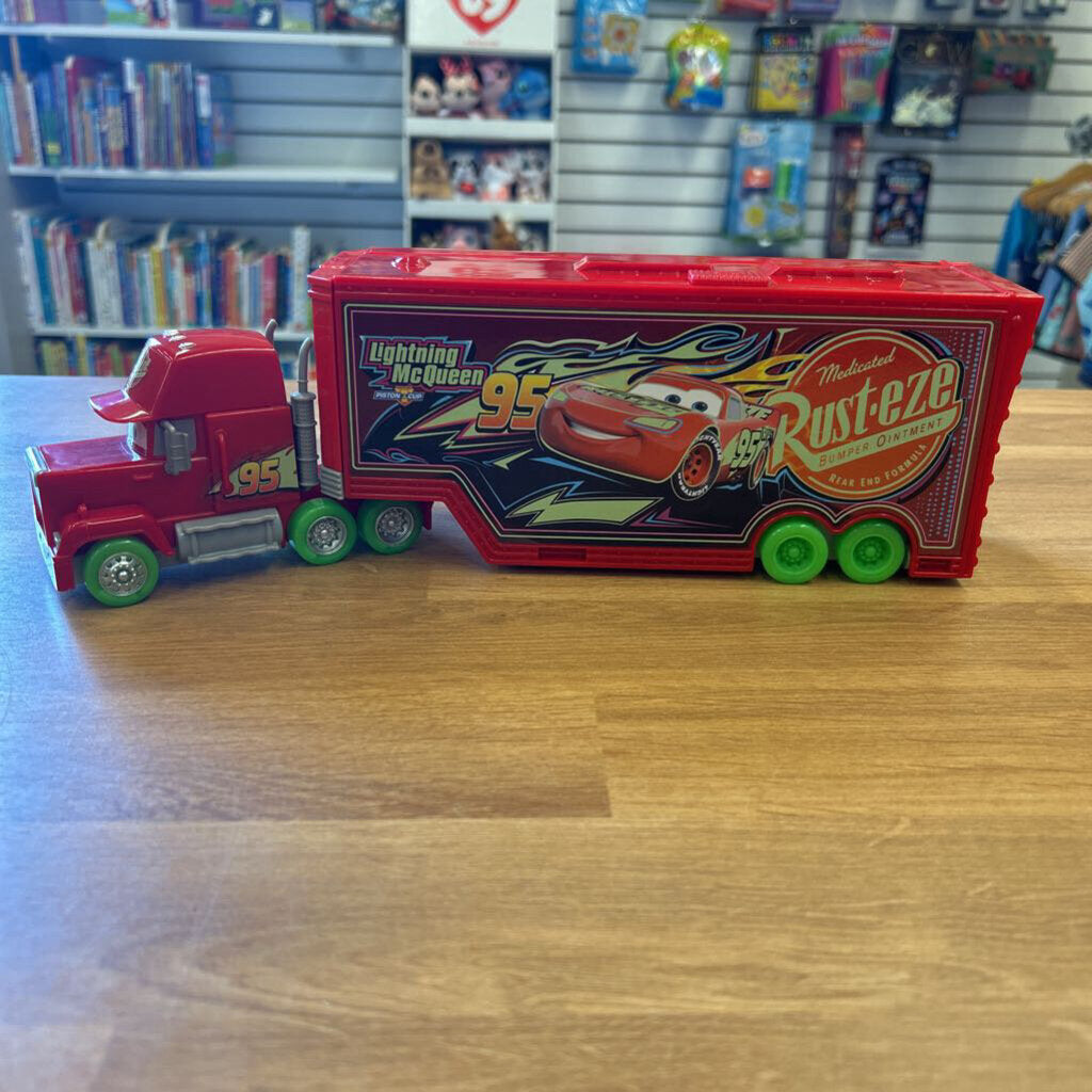 Disney and Pixar Cars Glow Racers Transforming Mack Playset