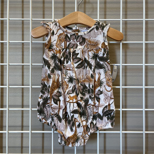 Old Navy Animal Bubble Romper - 6/12m