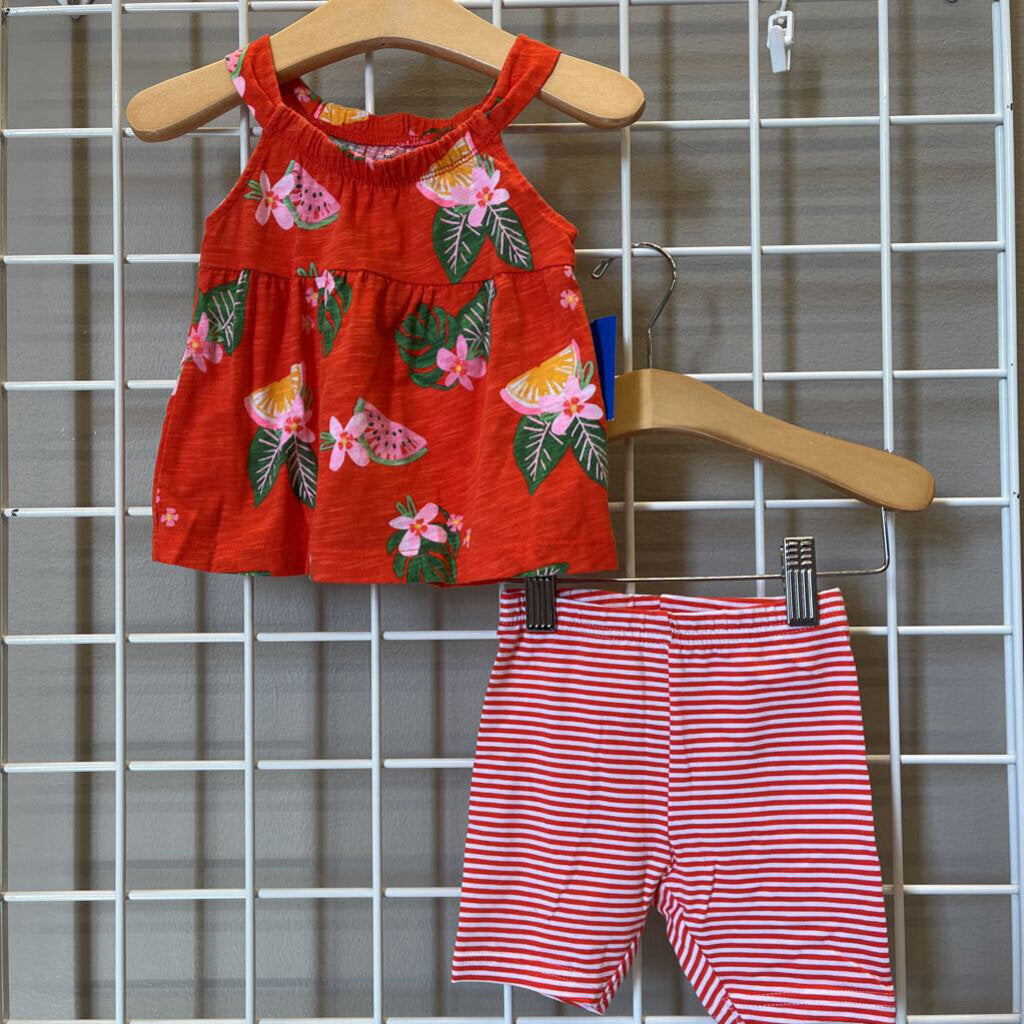 Carter's Watermelon Two Pc Set - 12m