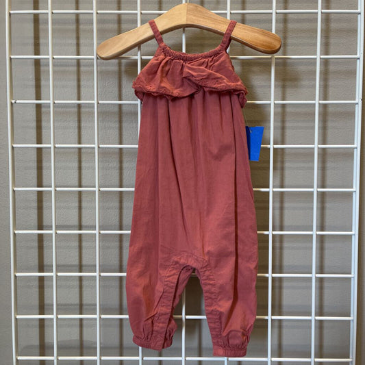 Old Navy Eyelet Tank Romper - 6/12m