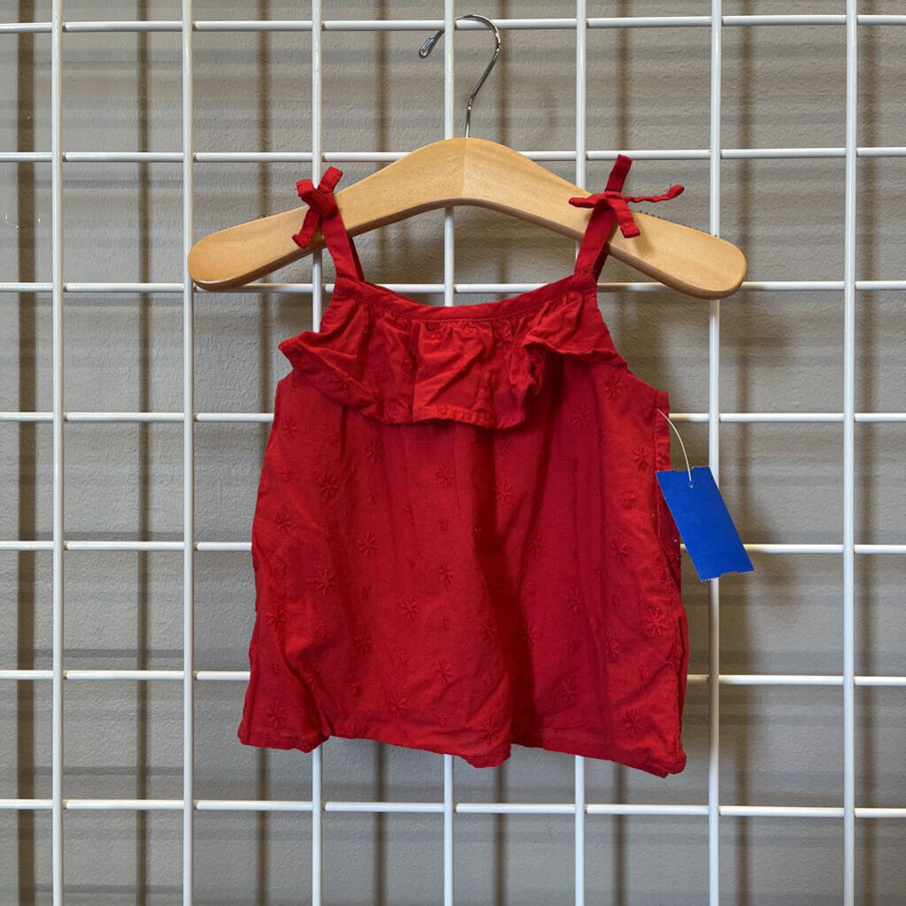 Old Navy Eyelet Tank Romper - 6/12m