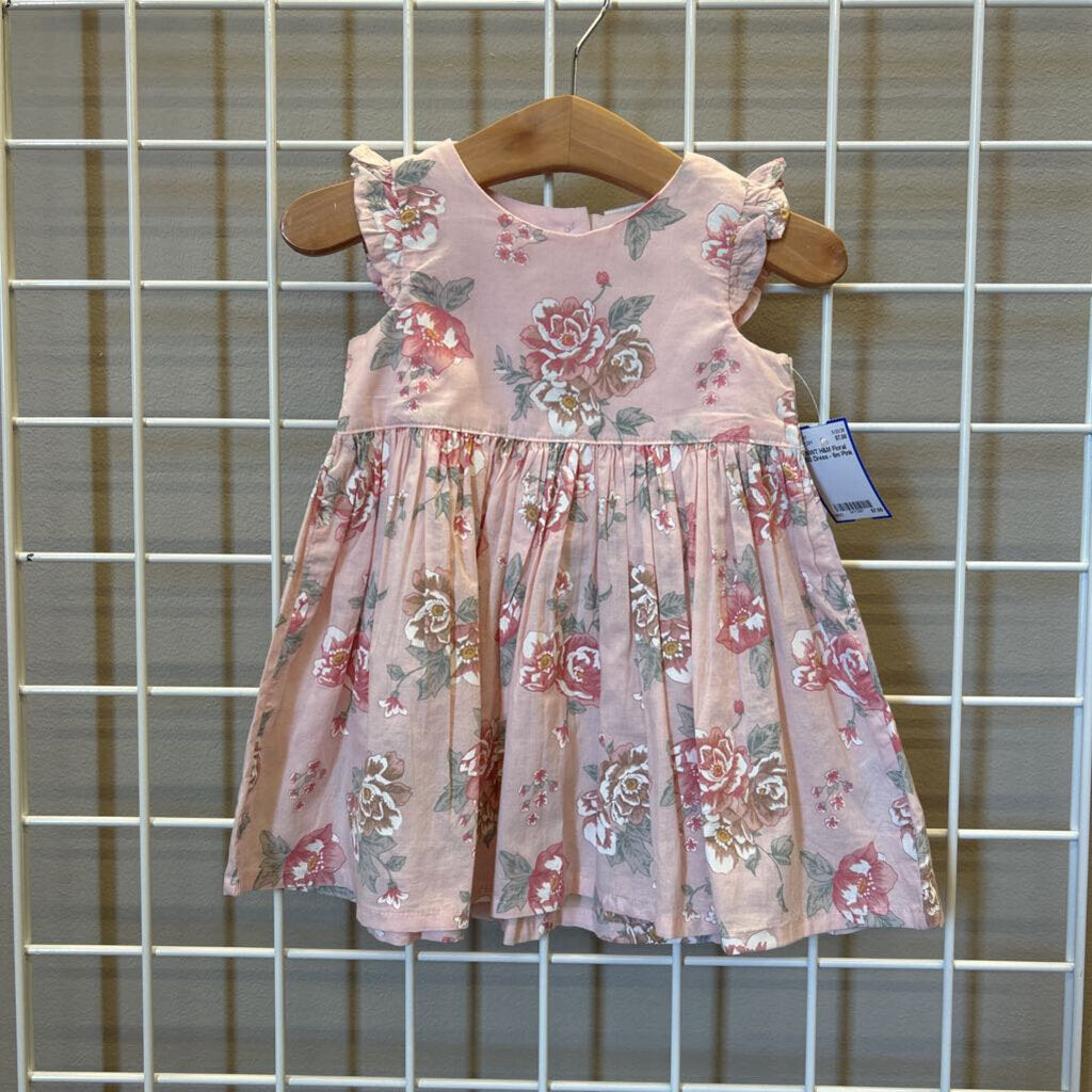 NWT H&M Floral SS Dress - 6m