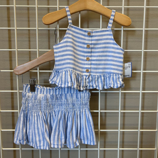Cat & Jack Stripe Two Pc Set - 2T