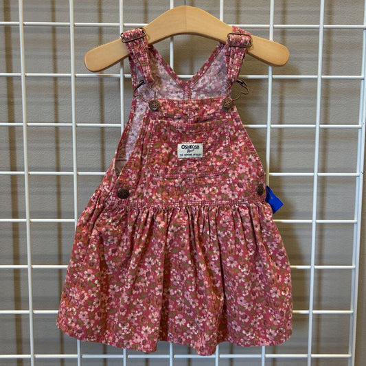 Osh Kosh Floral Corduroy Jumper - 2T