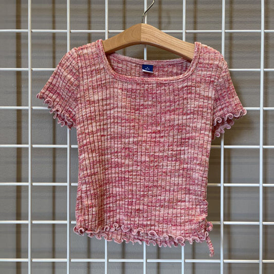Old Navy Heathered SS Top - 6/7