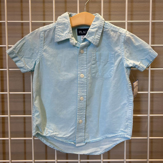 Children's Place SS Button Up - 3T