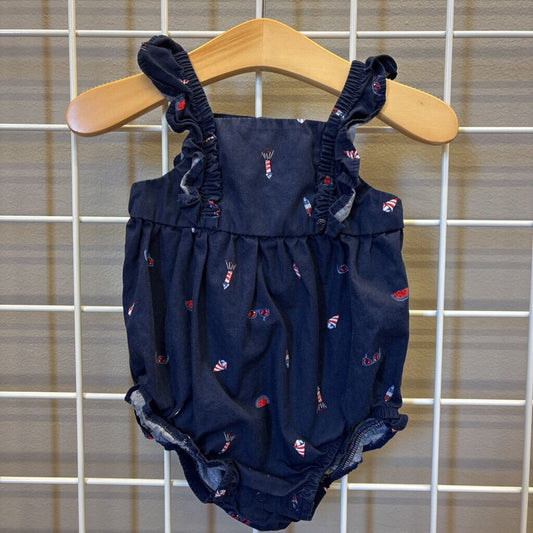 Carter's 4th of July Bubble Romper - 6m