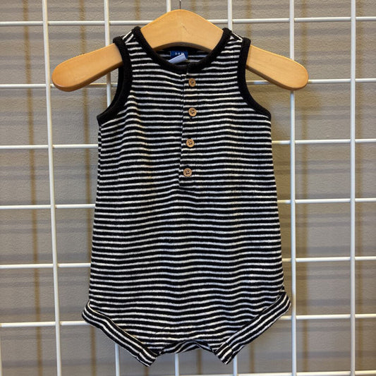 Old Navy Stripe Tank Romper - 3/6m