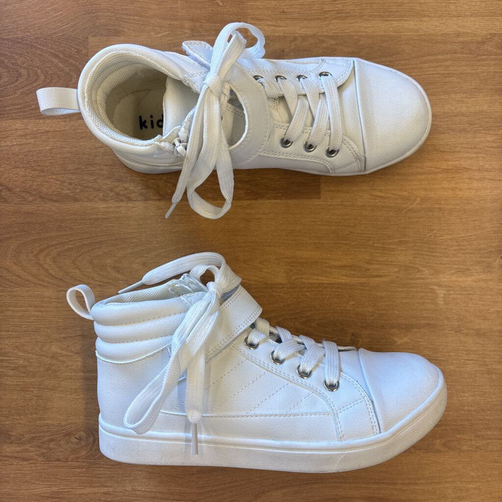 Kidpik White High Top Sneakers - 1
