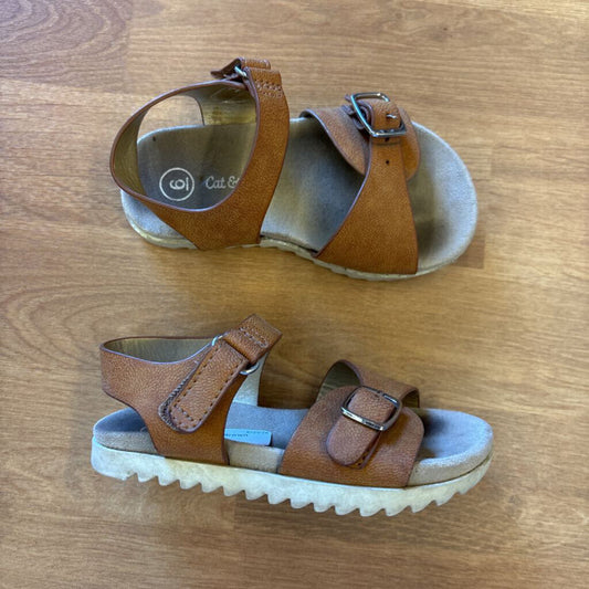 Cat & Jack Brown Sandals - 6