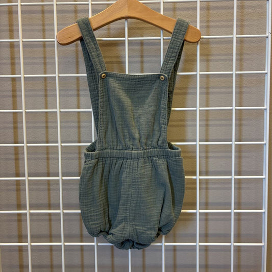 H&M Linen Overall Romper - 4T