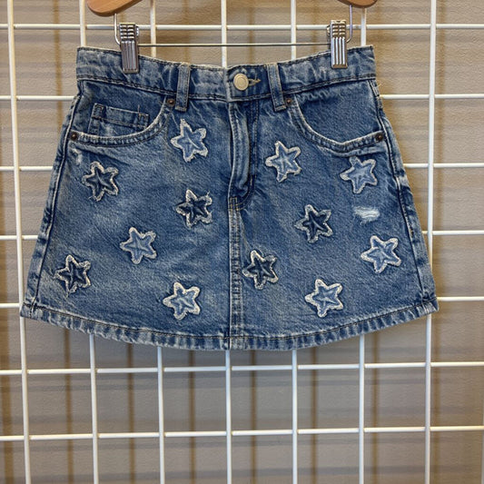 Zara Star Denim Skort - 9/10