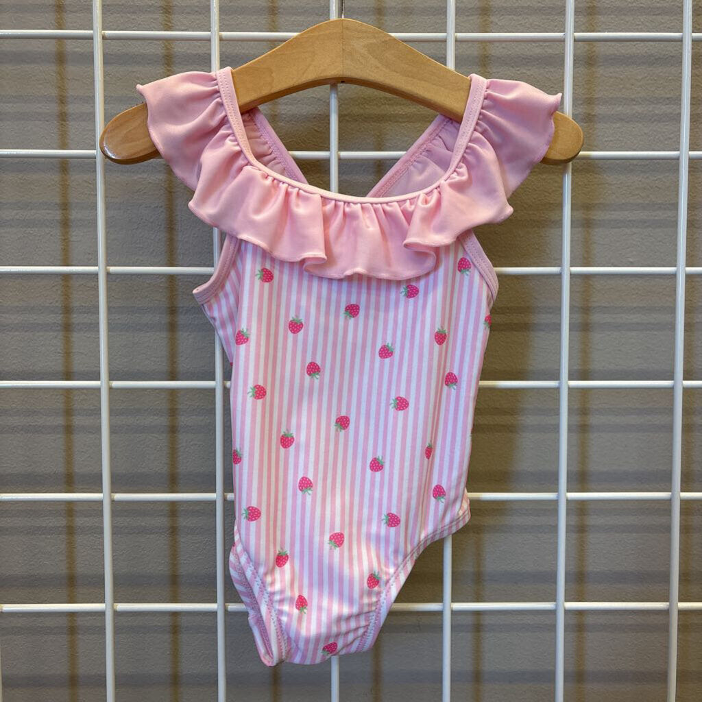 Mia & Miles Strawberry One Pc Swim -18m