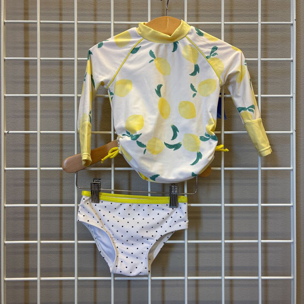 Jessica Simpson Lemon Two Pc Swim - 18m
