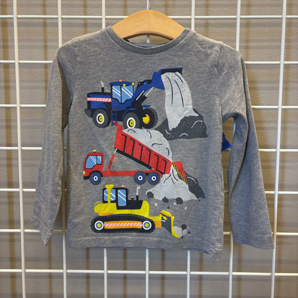 Mini Boden Construction LS Tee (wash wear) - 2/3