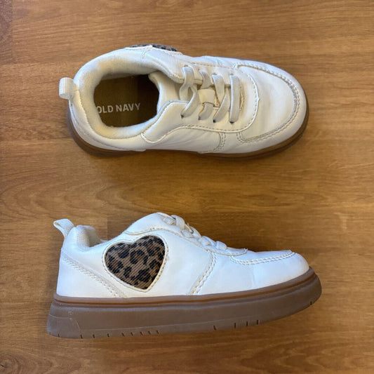 Old Navy Leopard Heart Sneakers - 8