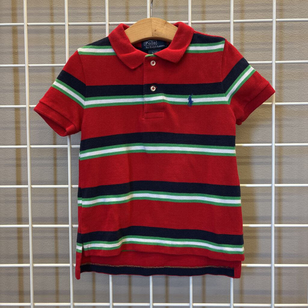 Polo Striped SS Polo - 3T