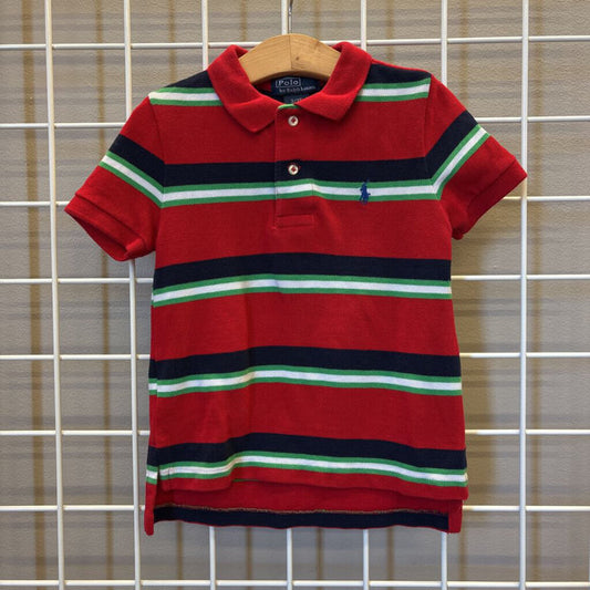 Polo Striped SS Polo - 3T