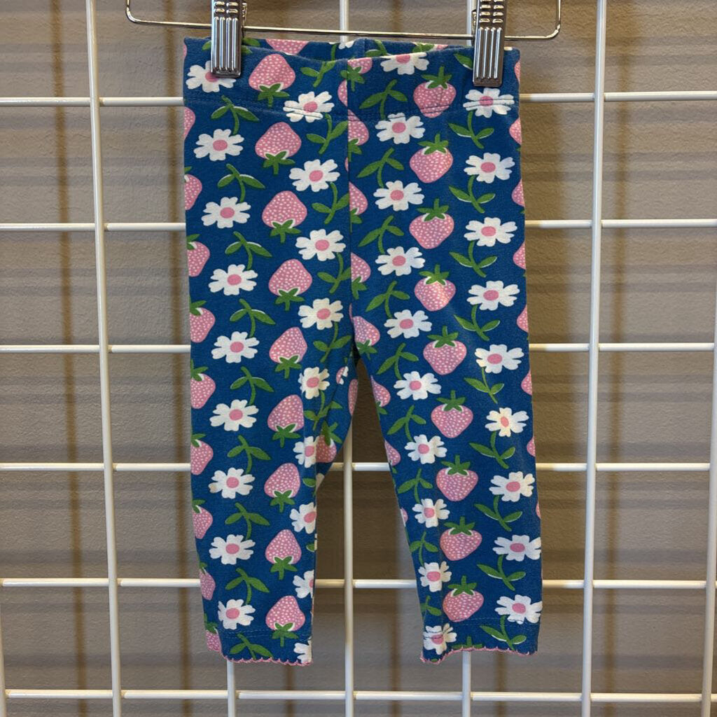 Baby Boden Strawberry Leggings (wash wear) - 6/9M