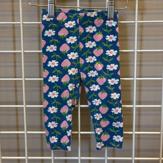 Baby Boden Strawberry Leggings (wash wear) - 6/9M