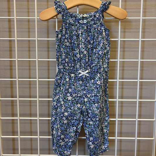 Carter's Floral Tank Romper - 6M