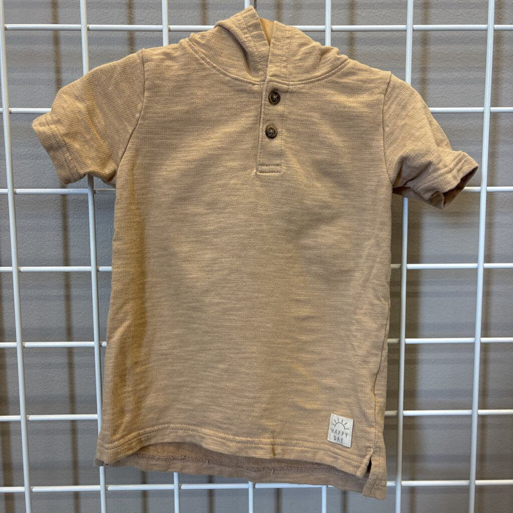 Carter's Hooded SS Tee - 3T