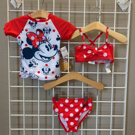 NWT Disney Parks Minne Three Pc Swim 2