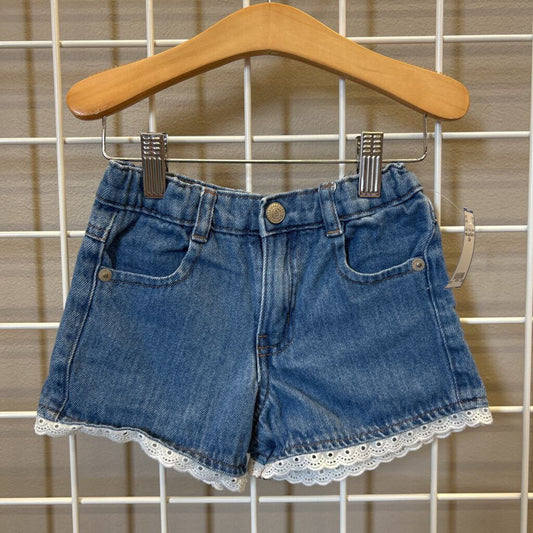 Easy Peasy Eyelet Hem Jean Shorts 4