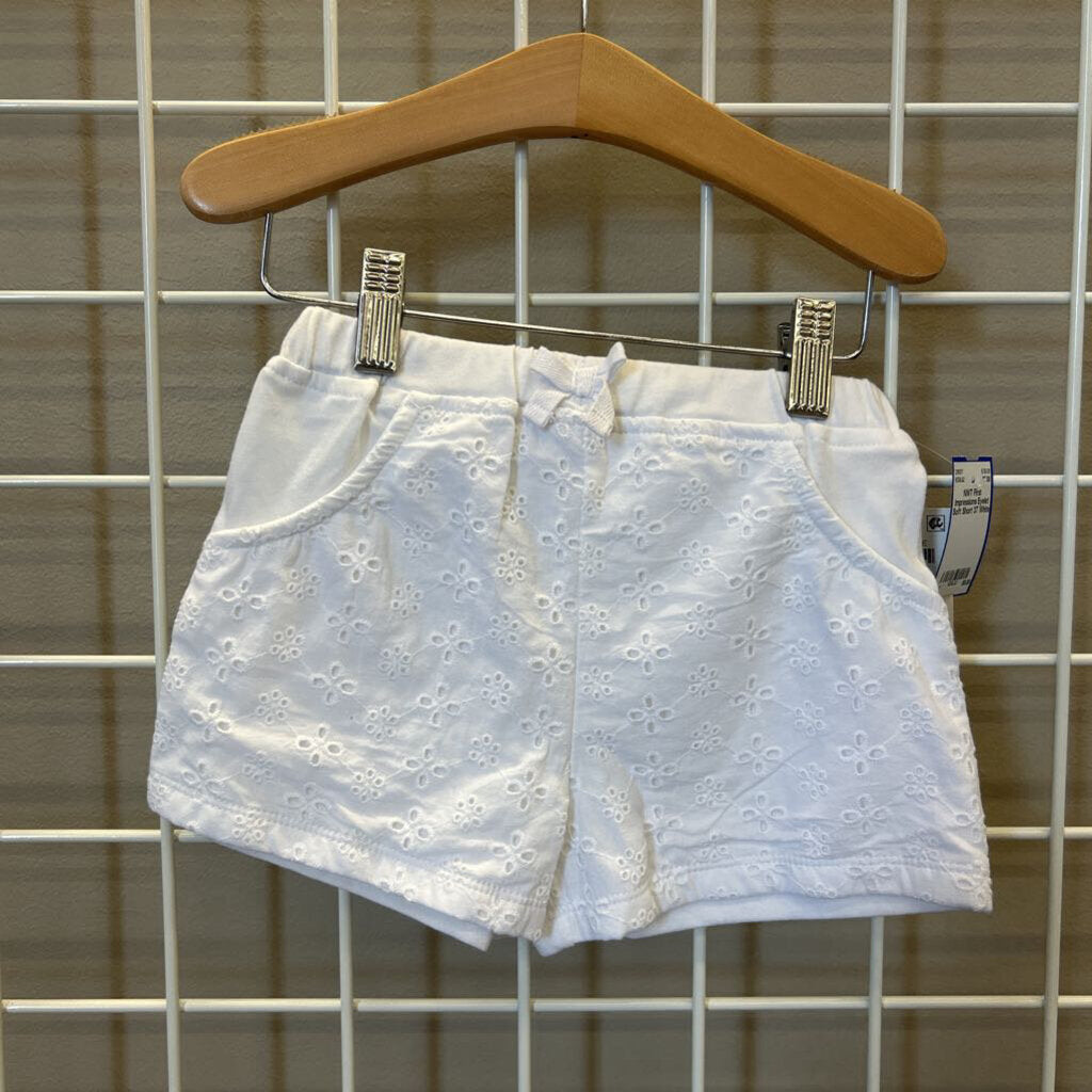 NWT First Impressions Eyelet Soft Short 3T
