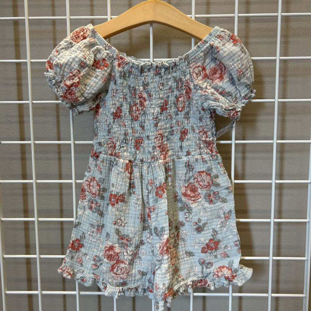 Modern Moments Muslin Rose Shorts Romper 5