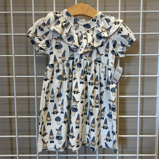 NWT Kate Quinn Gnomes SS Dress 18/24m