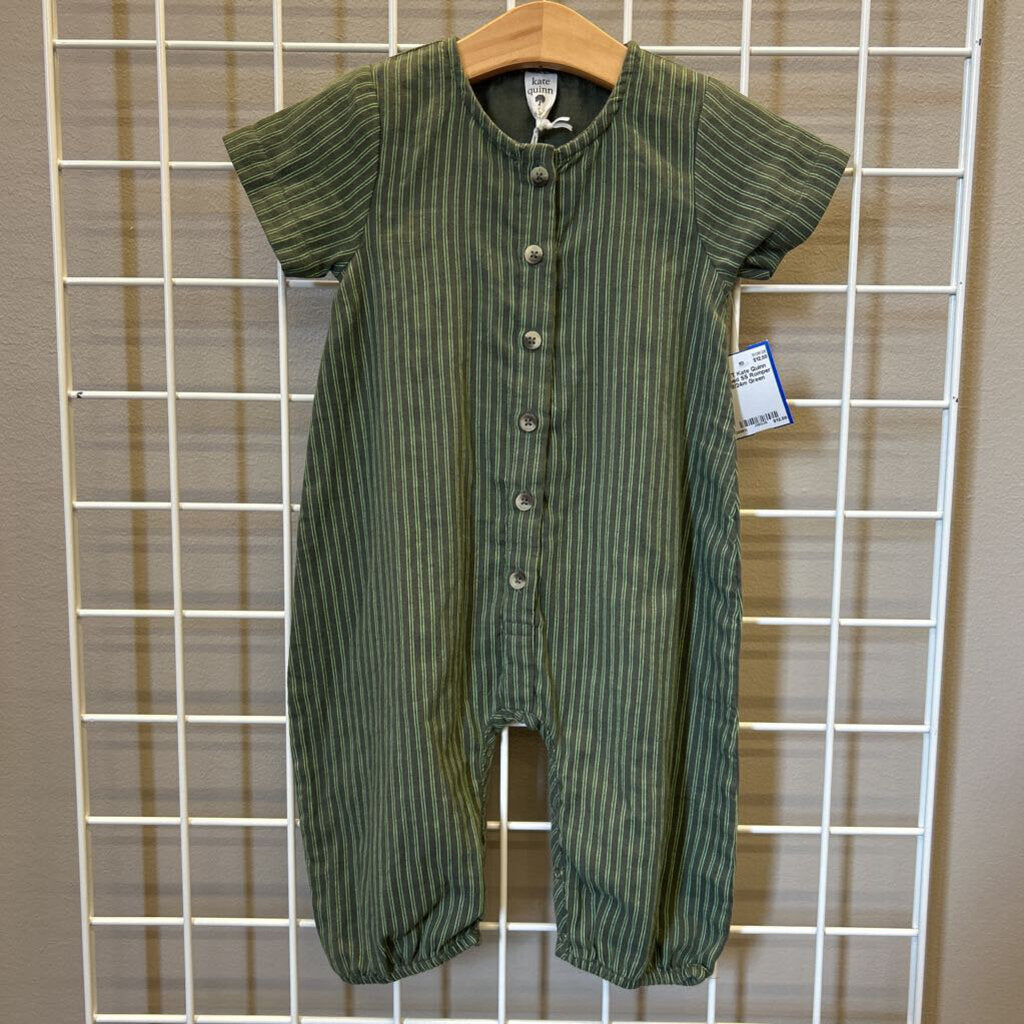 NWT Kate Quinn Striped SS Romper 18/24m