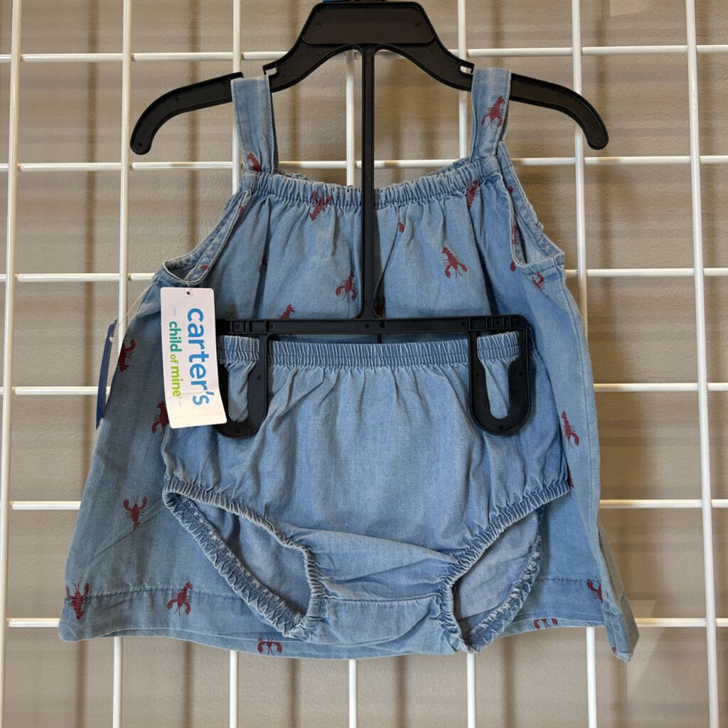 NWT Carter's Lobster Two Pc Set - 24m