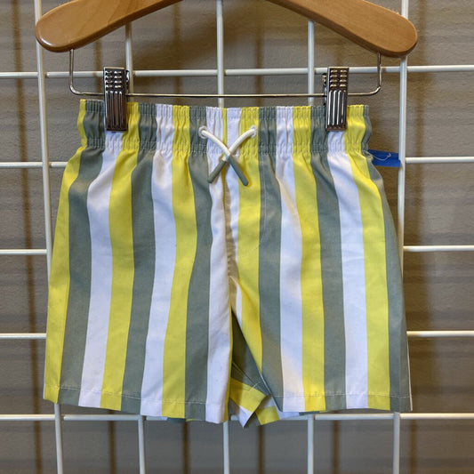 Cat & Jack Stripe Swim Shorts - 2T