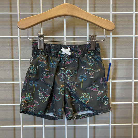 Cat & Jack Dino Swim Shorts - 2T