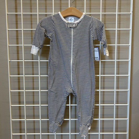 Gerber Stripe Zip Sleeper - 3/6m