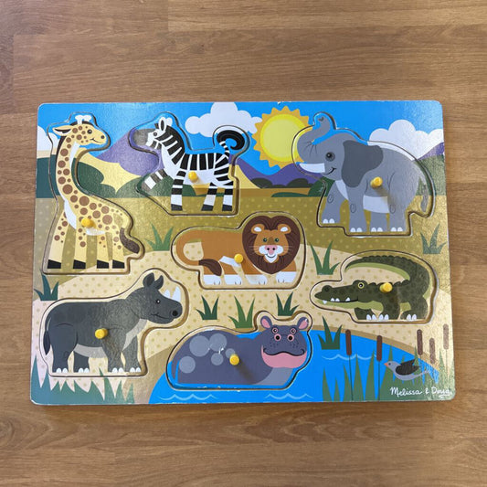 Melissa & Doug Safari Wood Puzzle