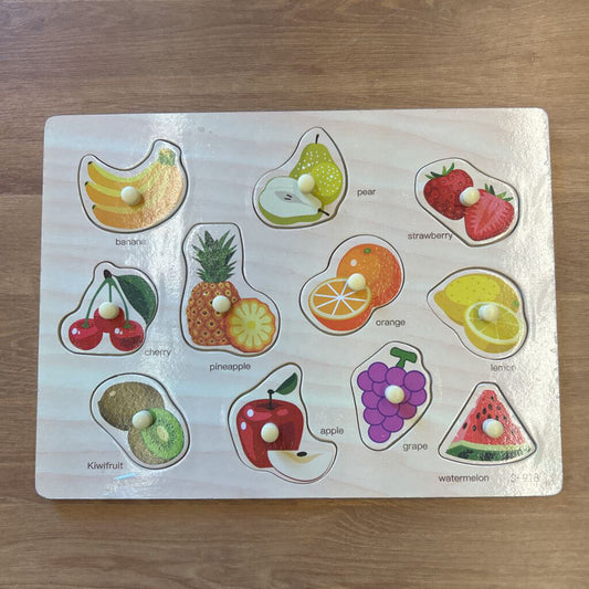 Wood Fruit Puzzle